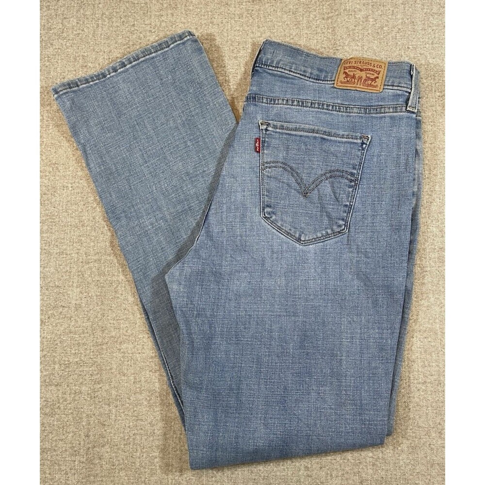 Levi’s Classic Bootcut Women's Size 16W Long Medium Wash Denim Blue Jeans